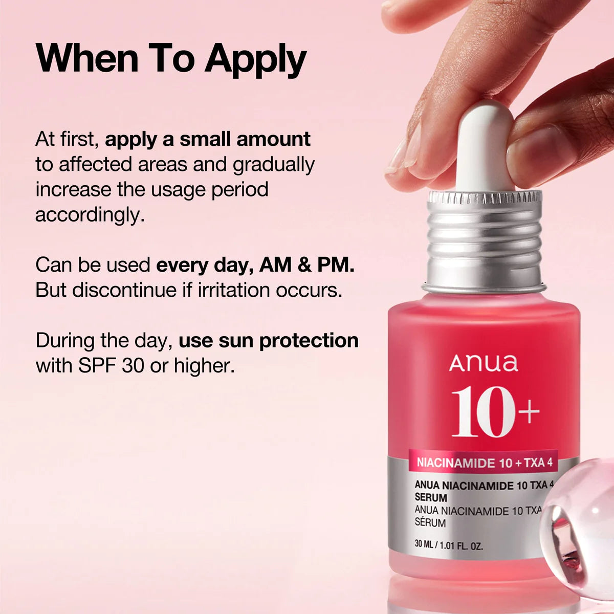 Anua-NIACINAMIDA 10%+TXA 4% Serum