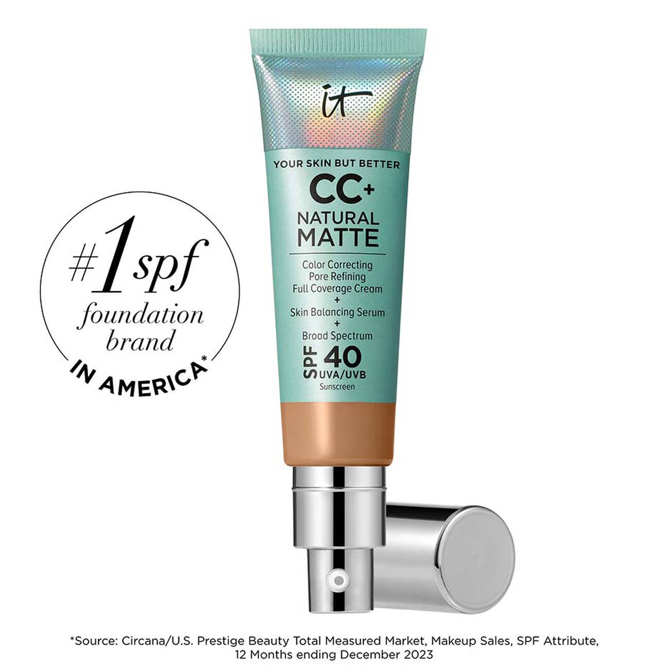 IT COSMETICS - CC+ CREAM NATURAL MATTE (BASE DE MAQUILLAJE CON FPS 40)