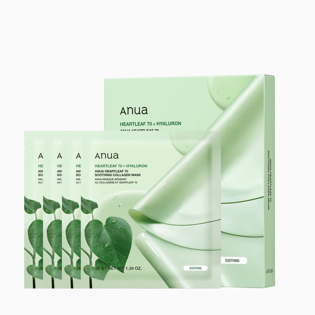 Anua-Heartleaf 70 Soothing Collagen Mask