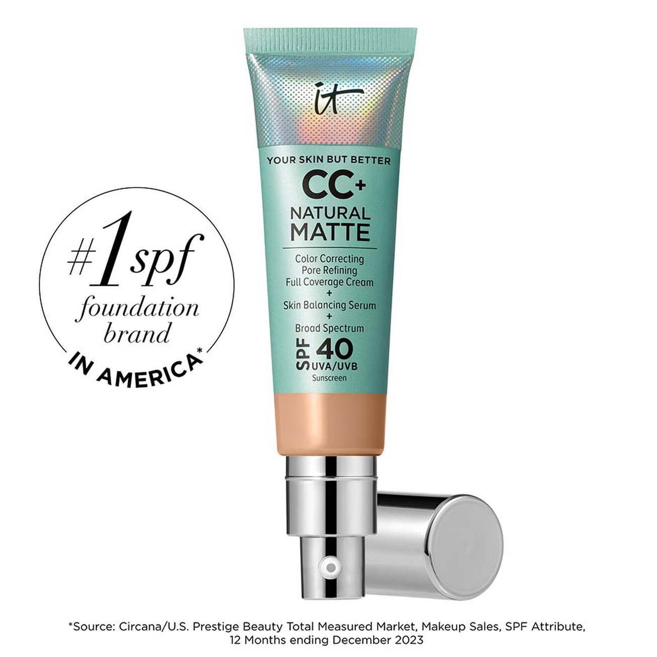 IT COSMETICS - CC+ CREAM NATURAL MATTE (BASE DE MAQUILLAJE CON FPS 40)