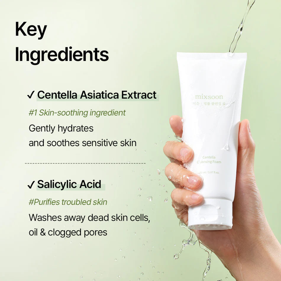 MIXSOON - Centella Cleansing Foam - 150ml