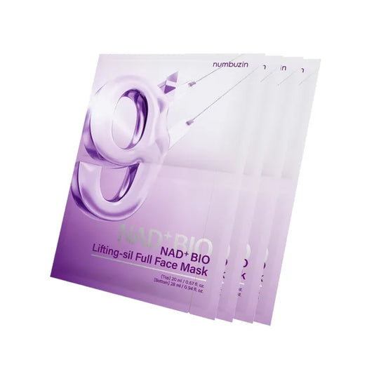 numbuzin - Set de Mascarilla Facial No.9 NAD Bio Lifting-sil Full Face Mask Set