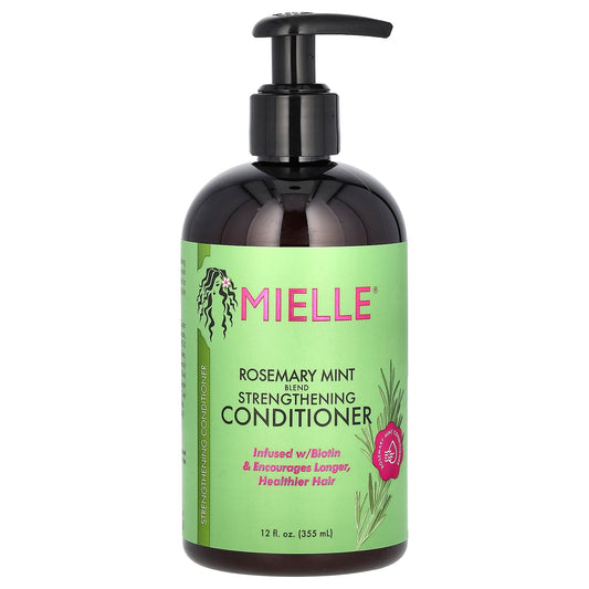 Mielle - Acondicionador fortalecedor, Mezcla de romero y menta, 355 ml (12 oz. líq.)